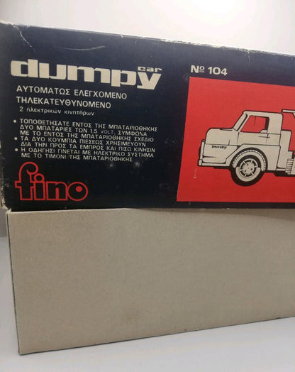 Old Greek toy, tipper dumpy FINO, functional